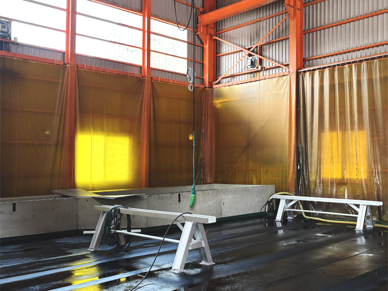 ステンレス酸洗工場 酸洗槽